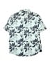 Distortion Tropical Blue Short Sleeve Button-Down Shirt Size 14 - 16 - photo 2