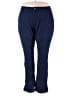 St. John's Bay Solid Blue Active Pants Size 20 - photo 1