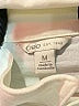 Cato 100% Polyester Color Block Ivory Long Sleeve Blouse Size M - photo 7