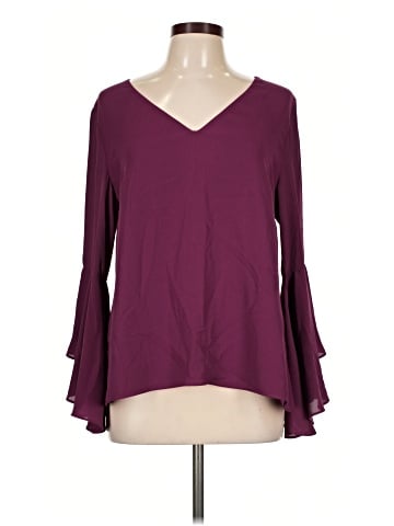 White House Black Market Long Sleeve Blouse (view 1)