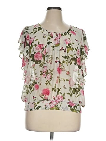 Black Rainn Short Sleeve Blouse (view 1)