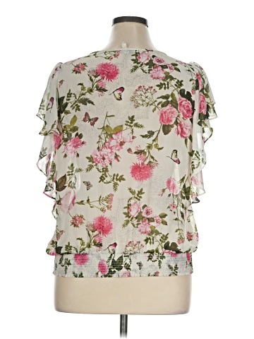 Black Rainn Short Sleeve Blouse (view 2)