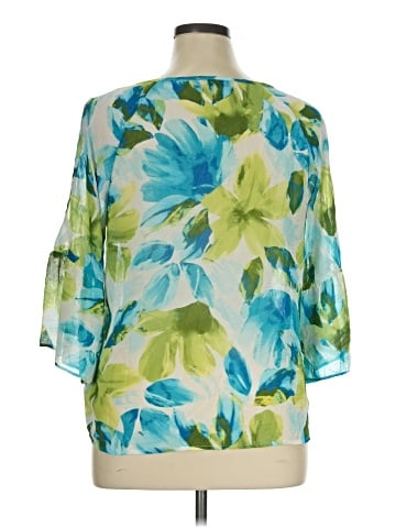 Sara Michelle 3/4 Sleeve Blouse (view 2)