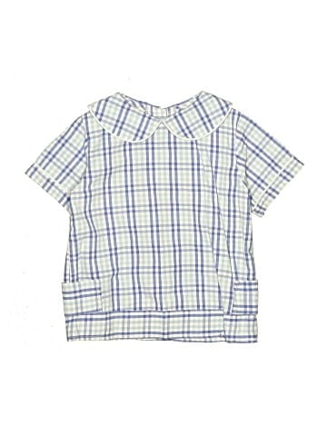 Red Beans Short Sleeve Button-Down Shirt (view 2)