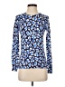 J. McLaughlin Animal Print Blue Pullover Sweater Size S - photo 1