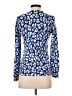 J. McLaughlin Animal Print Blue Pullover Sweater Size S - photo 2