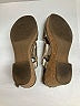 Clarks 100% Leather Gold Silver Wedges Size 11 - photo 5