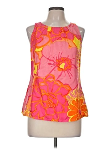 Britt Ryan Sleeveless Silk Top (view 1)