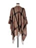 Just Jamie Plaid Brown Tan Wrap One size - photo 2