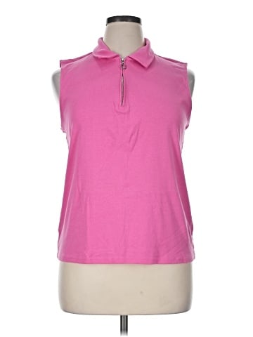 Rafaella Sleeveless Polo (view 1)
