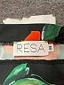RESA 100% Polyester Print Orange Cocktail Dress Size M - photo 4