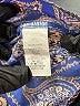 Soprano 100% Polyester Paisley Blue Romper Size XS - photo 5