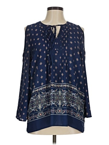 Ruff Hewn Long Sleeve Blouse (view 1)