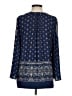 Ruff Hewn 100% Polyester Blue Long Sleeve Blouse Size M - photo 2