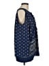 Ruff Hewn 100% Polyester Blue Long Sleeve Blouse Size M - photo 4