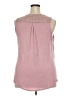 Tempted Hearts Pink Sleeveless Blouse Size 2X - photo 2