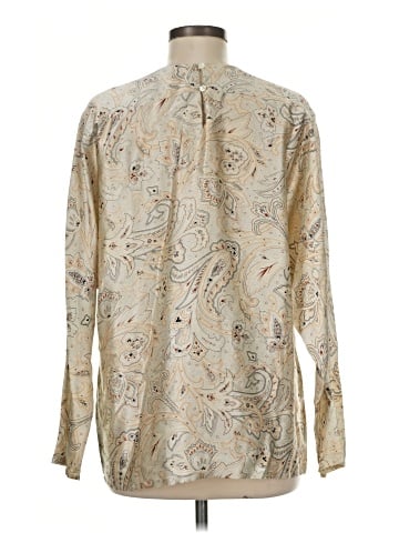 Ellen Tracy Long Sleeve Silk Top (view 2)