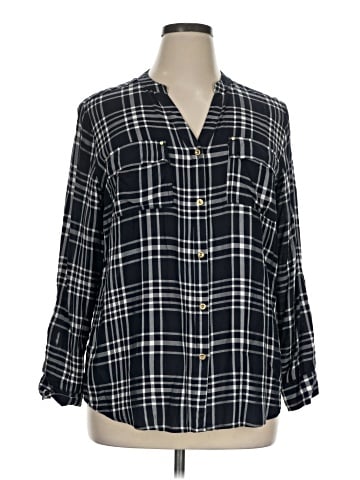 Jones New York Signature 3/4 Sleeve Blouse (view 1)