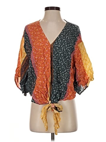 Polly & Esther 3/4 Sleeve Blouse (view 1)