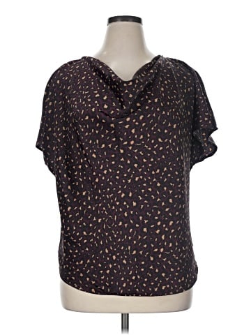 Anne Klein Short Sleeve Blouse (view 1)