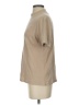Basic Editions Solid Tan Short Sleeve Turtleneck Size S - photo 5