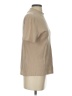 Basic Editions Solid Tan Short Sleeve Turtleneck Size S - photo 4