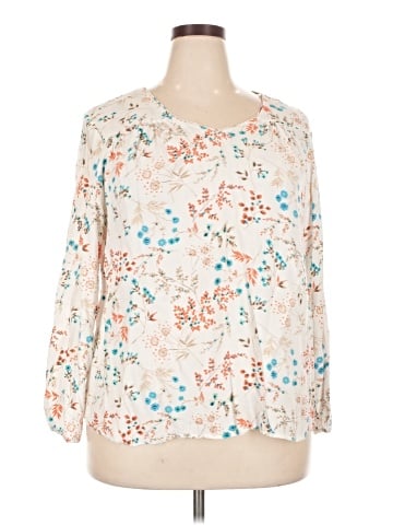 St. John's Bay Long Sleeve Blouse (view 1)