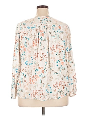 St. John's Bay Long Sleeve Blouse (view 2)