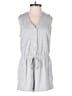 Color Thread Stripes Gray Romper Size S - photo 1