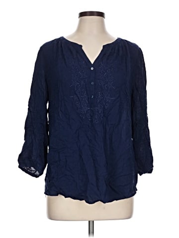 St. John's Bay 3/4 Sleeve Blouse (view 1)