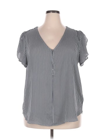 PREMISE Short Sleeve Blouse (view 1)