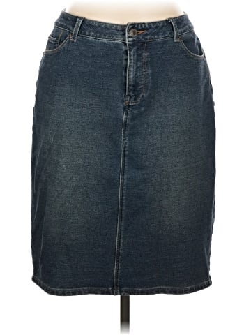 Coldwater Creek Denim Skirt (view 1)