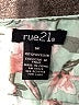 rue21 100% Polyester Floral Teal 3/4 Sleeve Blouse Size M - photo 7