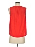 Merona 100% Polyester Red Sleeveless Blouse Size S - photo 2