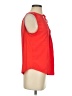 Merona 100% Polyester Red Sleeveless Blouse Size S - photo 4