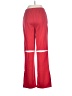 Asics 100% Polyester Red Active Pants Size M - photo 2