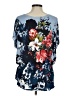 Cache 100% Rayon Blue Pullover Sweater Size M - photo 2