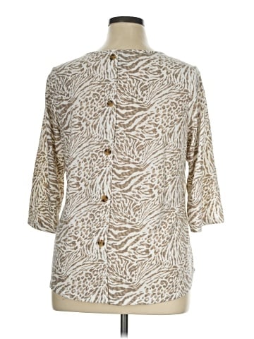 Bobeau 3/4 Sleeve T-Shirt (view 2)