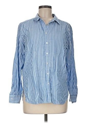 Ann Taylor LOFT Long Sleeve Button-Down Shirt (view 1)