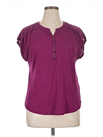 Faded Glory Short Sleeve Blouse (view 1)