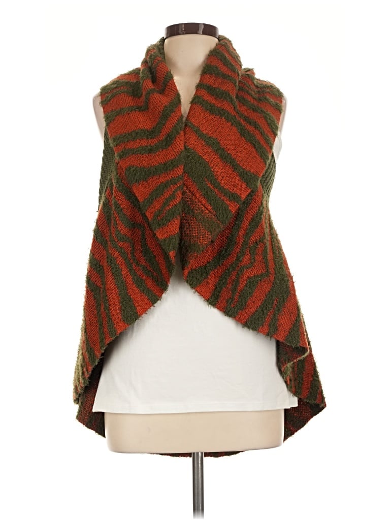 Pre-owned Multiples Sweater Vest In Brown