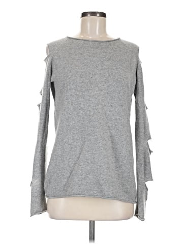 Aqua Cashmere Pullover Sweater (view 1)