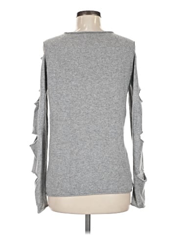Aqua Cashmere Pullover Sweater (view 2)