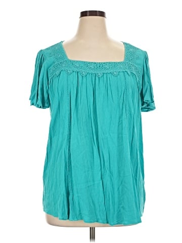 Lane Bryant Short Sleeve Blouse (view 1)