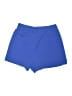 Athleta 100% Polyester Solid Blue Athletic Shorts Size L - photo 2