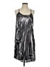 Cato Metallic Silver Cocktail Dress Size S - photo 1