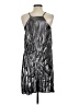 Cato Metallic Silver Cocktail Dress Size S - photo 2