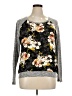 Kut from the Kloth Floral Gray Pullover Sweater Size XL - photo 1