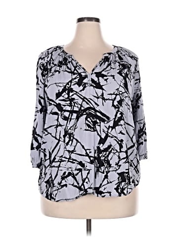 Ava Christine 3/4 Sleeve Blouse (view 1)
