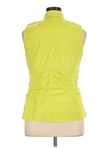 Lafayette 148 New York Sleeveless Button-Down Shirt (view 2)